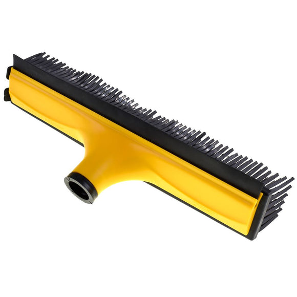 V7 Rubber Grooming Broom – Telescopic Pole, Innovative Red Design, Efficient Hair Removal