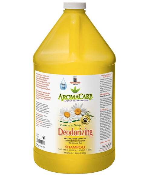 PPP AromaCare Daisy Deodorizing Shampoo – Concentrated 1:32 Formula, Long-Lasting Daisy Scent, 3.8L
