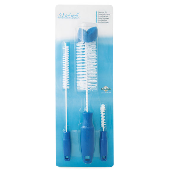 PetSafe Drinkwell Fountain Cleaning Kit – 3-Piece Brush Set, Flexible and Durable Design