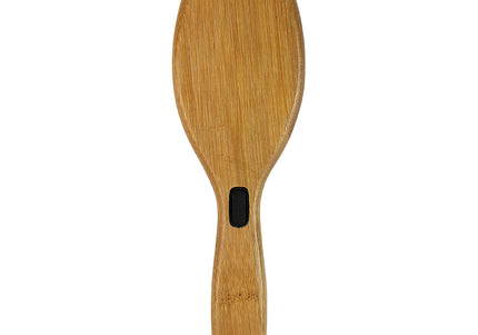 Bamboo Groom Oval Bristle Brush – Natural Bamboo Handle, Soft Bristles, Small/Medium Size