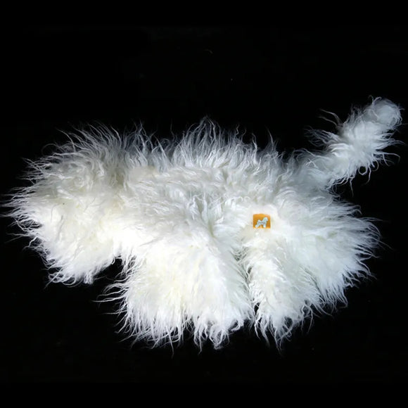 Mr. Jiang Bichon Full Body Replacement Hair – Realistic Soft Fiber for Grooming Dummy