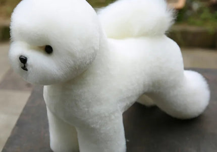 Mr. Jiang Bichon Full Body Replacement Hair – Realistic Soft Fiber for Grooming Dummy