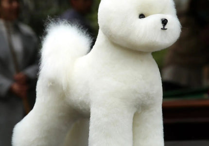 Mr. Jiang Bichon Model Dog – Realistic Training Dummy, Fur-Free Lightweight Design