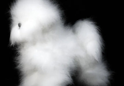 Mr. Jiang Bichon Full Body Replacement Hair – Realistic Soft Fiber for Grooming Dummy