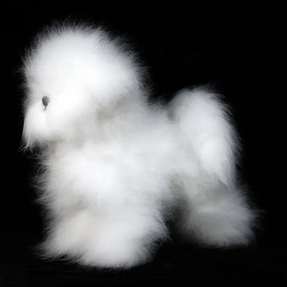 Mr. Jiang Bichon Full Body Replacement Hair – Realistic Soft Fiber for Grooming Dummy