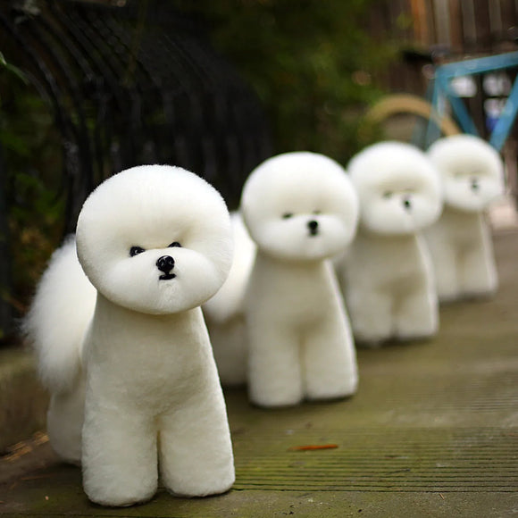 Mr. Jiang Bichon Full Body Replacement Hair – Realistic Soft Fiber for Grooming Dummy