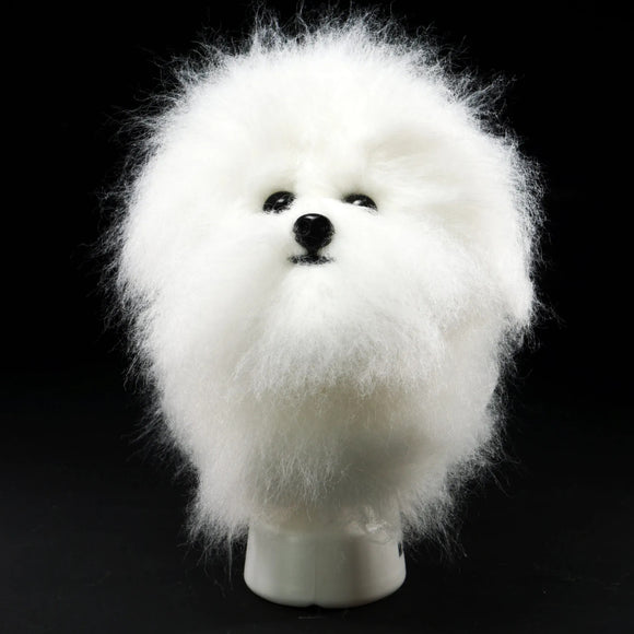 Mr. Jiang Bichon Head Hair – Soft Replacement Fiber for Grooming Practice Head