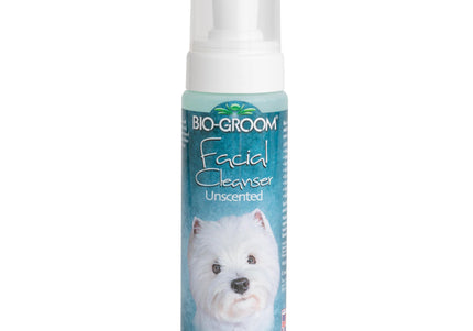 Bio-Groom Facial Foam Cleaner – Hypoallergenic Gentle Formula, Removes Stains and Discoloration, 236ml