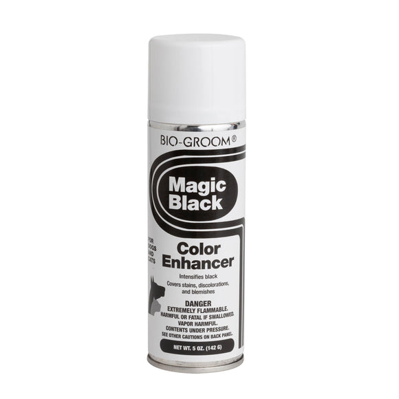 Bio-Groom Magic Black Spray 142g – Color-Enhancing Coat Formula, Intensifies Black Fur