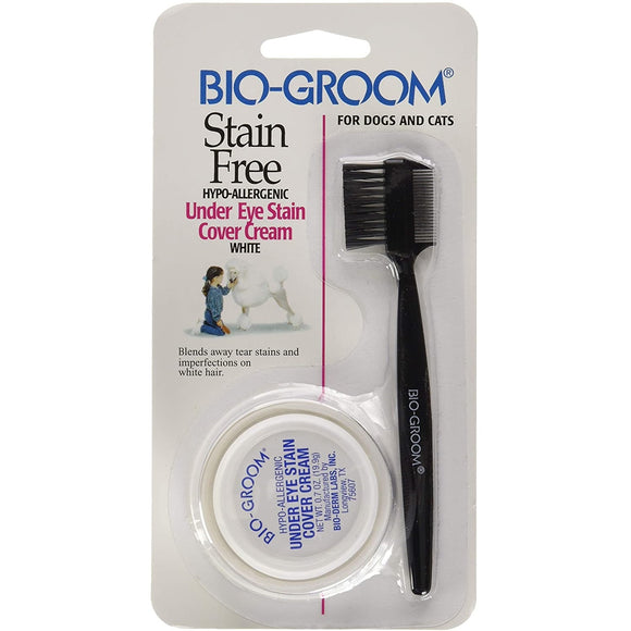 Bio-Groom Stain Free 20g – Gentle Eye Area Stain Remover, Fast-Acting Powder Formula