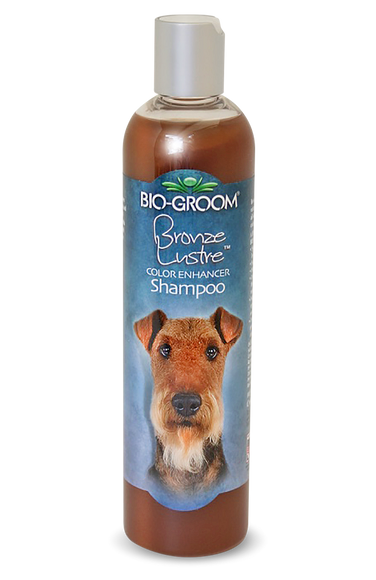 Bio-Groom Bronze Lustre Shampoo – Color-Enhancing Concentrate for Brown and Red Coats, 355ml