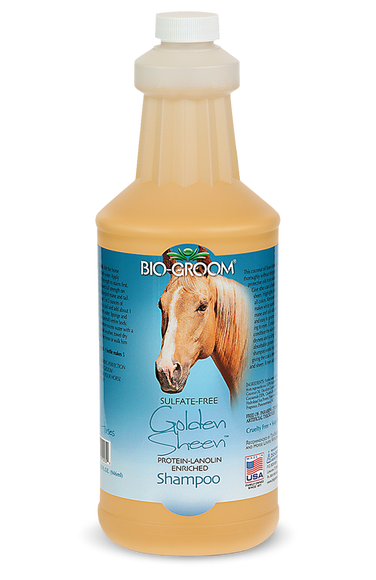 Bio-Groom Golden Sheen Shampoo 946ml – Nourishing Illuminating Formula, Enhances Coat Shine