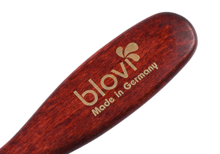 Blovi Red Wood Pin Brush – Large Oval Grooming Brush with Short 20mm Pins