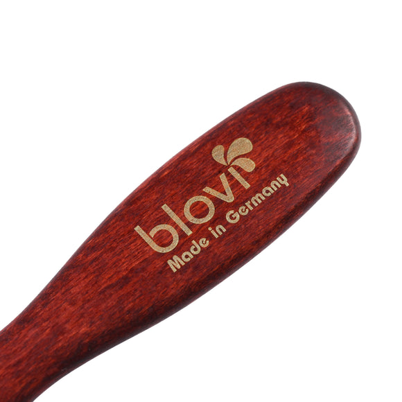 Blovi Red Wood Pin Brush – Large Oval Grooming Brush with Short 20mm Pins