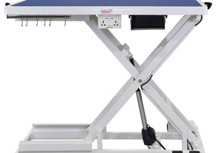 Blovi Callisto Pro Grooming Table – Electric Lift, Accessory Shelf, 125x65cm Anthracite Top