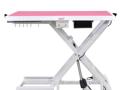 Blovi Callisto Pro Grooming Table – Electric Lift, Accessory Shelf, 125x65cm Anthracite Top