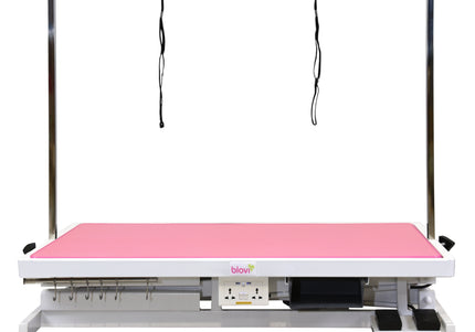 Blovi Callisto Pro Grooming Table – Electric Lift, Accessory Shelf, 125x65cm Anthracite Top