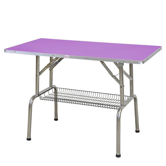 Blovi Trimming Table – Sturdy Black Tabletop 120x60cm, Fixed Height 78cm