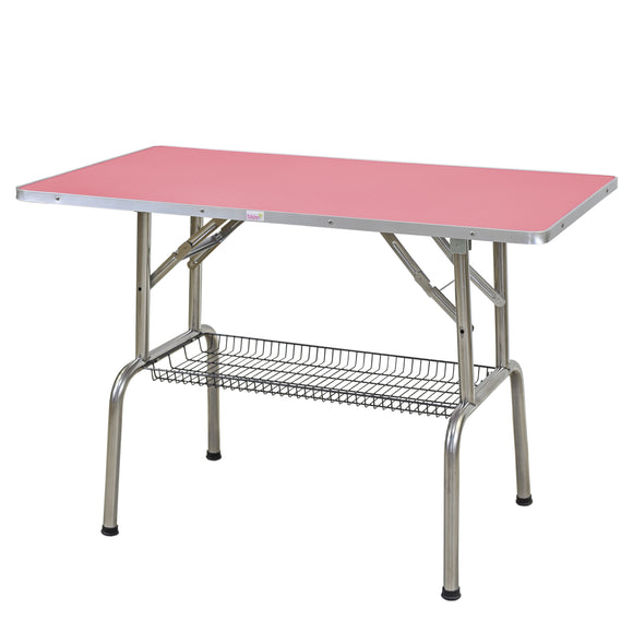 Blovi Trimming Table – Sturdy Black Tabletop 120x60cm, Fixed Height 78cm