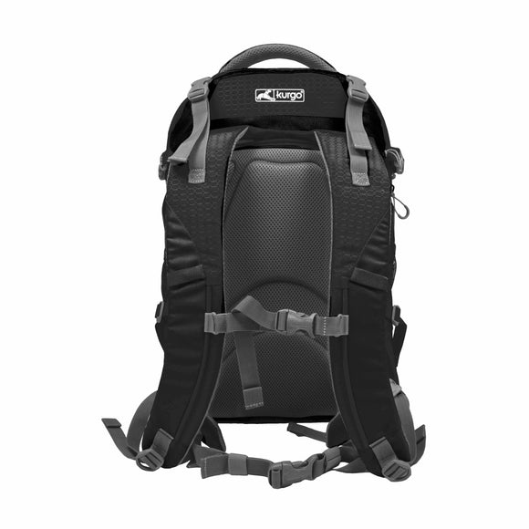 Kurgo G-Train K9 Pack Black – Versatile Pet Backpack, Durable Design with Comfort Padding