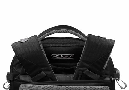Kurgo G-Train K9 Pack Black – Versatile Pet Backpack, Durable Design with Comfort Padding