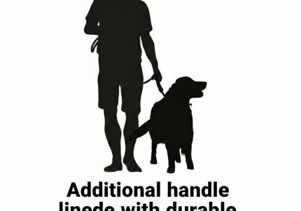 Flamingo Kayga Red Nylon Leash – Dual Handle Design with Elastic Pouch, 153cm x 25mm