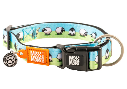 Max&Molly GOTCHA! Smart ID Black Sheep Collar – Large, Durable Adjustable Design with Smart Tag