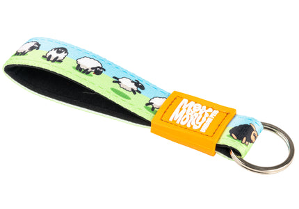 Max&Molly Black Sheep Keychain – Durable Metal Accessory with Fun Animal Design