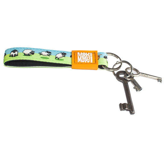 Max&Molly Black Sheep Keychain – Durable Metal Accessory with Fun Animal Design