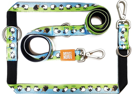 Max&Molly Multi-Leash Black Sheep – Adjustable 200cm Leash with Unique Pattern, Large Size