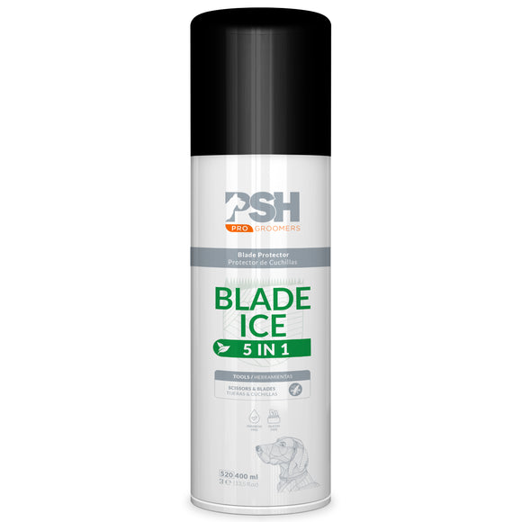 PSH Blade Ice 5in1 Spray 400ml – Cooling and Lubricating Formula for Clipper Blades