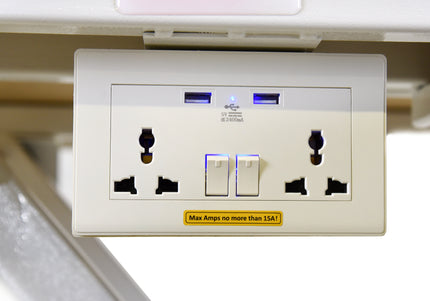 Blovi Callisto Pro Grooming Table – Electric Lift, Accessory Shelf, 125x65cm Anthracite Top