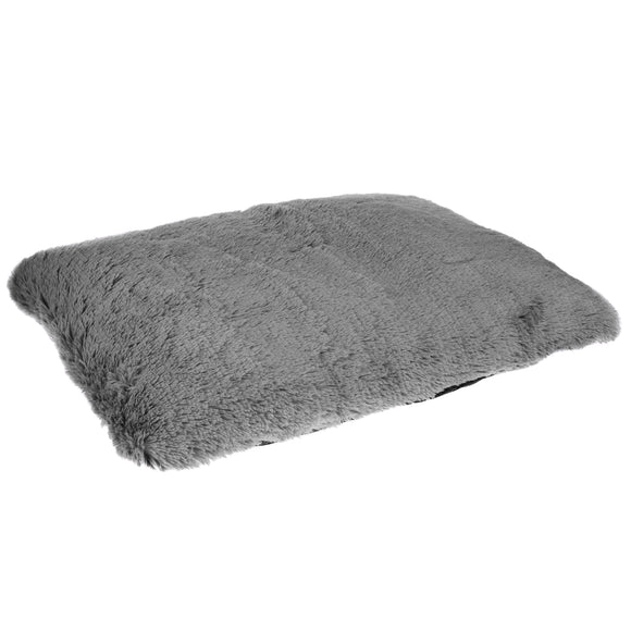 Biglo Fluffy Pillow Dark Gray – Soft Plush Mattress, Medium Size, Cozy Comfort