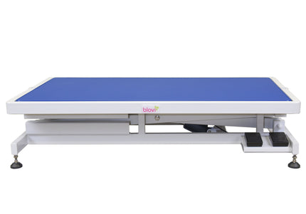 Blovi Callisto Electric Grooming Table – 125x65cm Blue Top, Adjustable Height Design