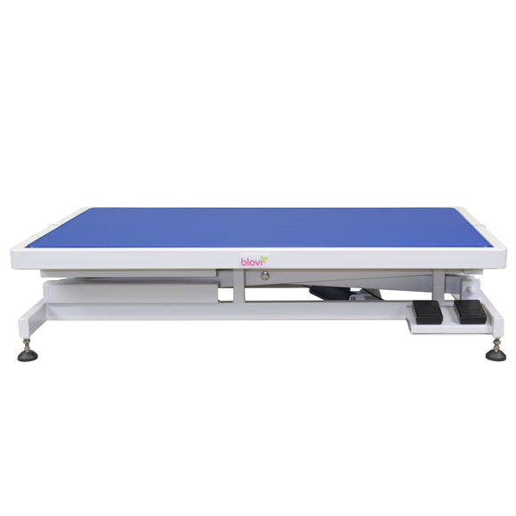 Blovi Callisto Electric Grooming Table – 125x65cm Blue Top, Adjustable Height Design