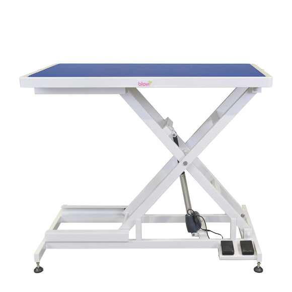 Blovi Callisto Electric Grooming Table – 125x65cm Blue Top, Adjustable Height Design