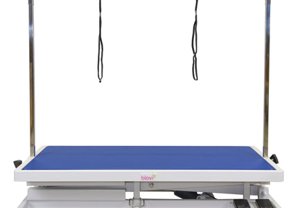 Blovi Callisto Electric Grooming Table – 125x65cm Blue Top, Adjustable Height Design