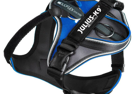 Julius K9 IDC Longwalk Harness Blue – Ergonomic Trekking Design, XXS Adjustable Comfort Fit