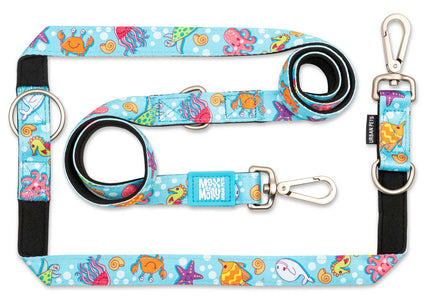 Max&Molly Multi-Leash Ocean – Adjustable 200cm Dog Leash with Vibrant Pattern, Medium