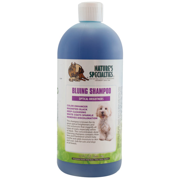 Nature's Specialties Bluing Shampoo – Color-Enhancing Concentrate, 1:16 Dilution, 946ml Bottle