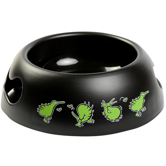 Kiwi Walker Black Bowl 750ml – Durable Plastic Anti-Slip Pet Feeding Bowl, Fuchsia Color