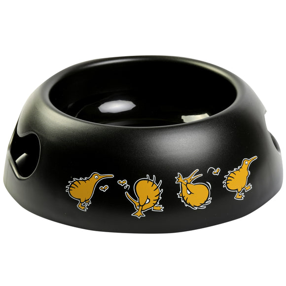 Kiwi Walker Black Bowl 750ml – Durable Plastic Anti-Slip Pet Feeding Bowl, Fuchsia Color