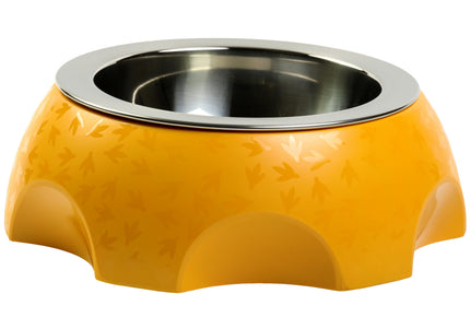 Kiwi Walker Cheese Bowl 750ml – Stable Non-Slip Dog Bowl in Fuchsia Color
