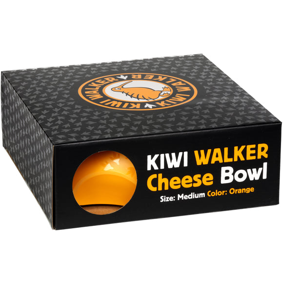 Kiwi Walker Cheese Bowl 750ml – Stable Non-Slip Dog Bowl in Fuchsia Color