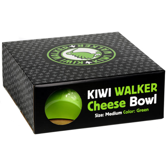 Kiwi Walker Cheese Bowl 750ml – Stable Non-Slip Dog Bowl in Fuchsia Color