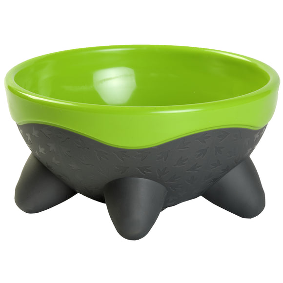 Kiwi Walker Ufo Bowl 750ml – Blue Plastic Pet Bowl with Non-Slip Feet, Durable Design
