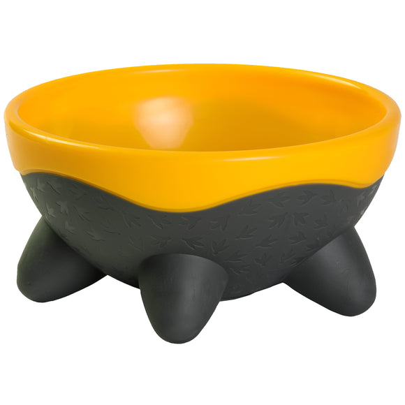Kiwi Walker Ufo Bowl 750ml – Blue Plastic Pet Bowl with Non-Slip Feet, Durable Design