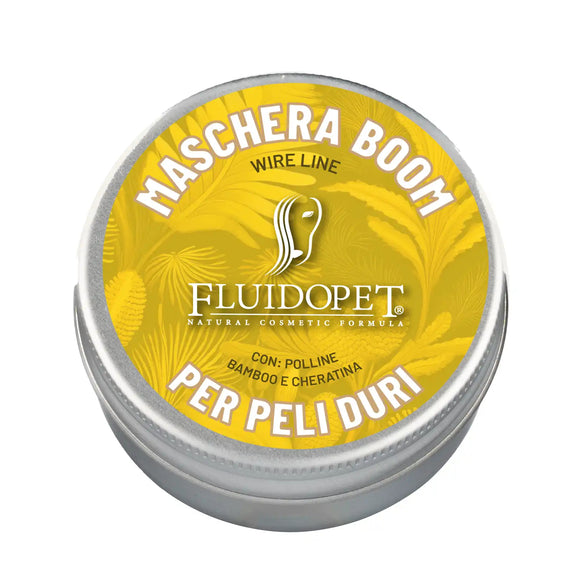 FluidoPet Boom Mask – Keratin-Infused Professional Grooming Mask, 50ml, Enhances Curly and Wiry Coats