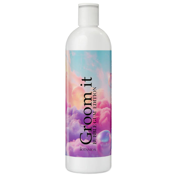 Botaniqa Groom It Shampoo Bubble Gum – Gentle Cleansing Formula with Bubble Gum Scent, 473ml