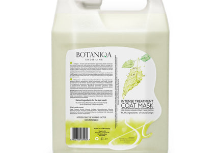 Botaniqa Show Line Intense Treatment Coat Mask – Collagen Keratin Moisturizing Formula, 4L Salon Size
